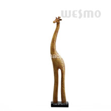 Escultura de la tabla de la jirafa de Polyresin (WTS0006A)